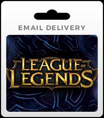 League of Legends Gift Cards - Email Delivery